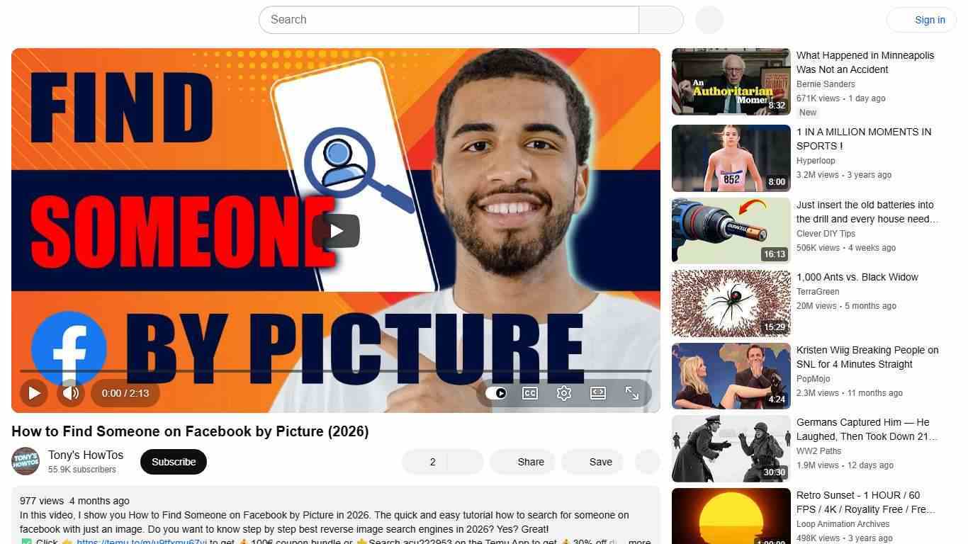 How to Find Someone on Facebook by Picture (2026) - YouTube