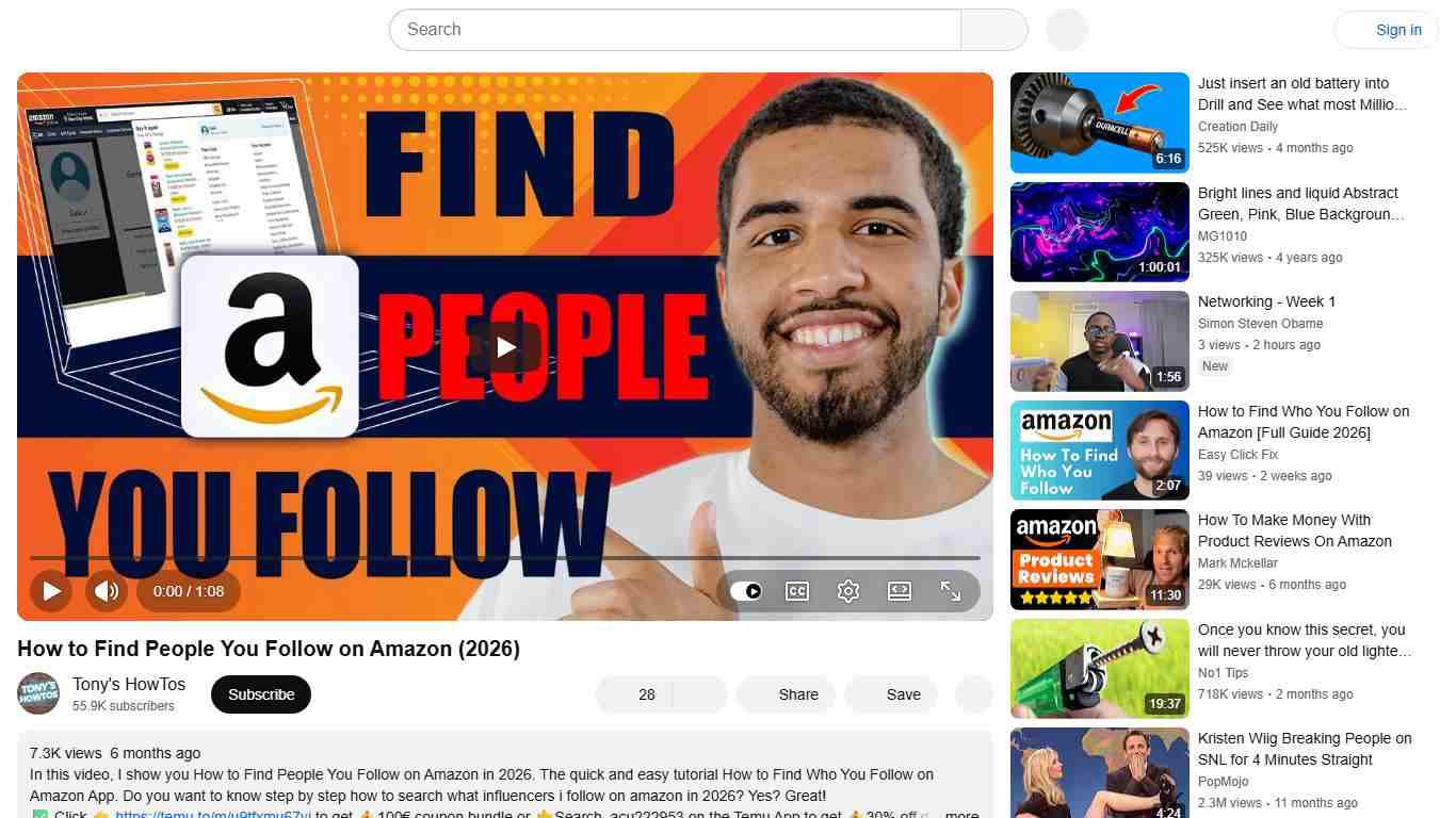 How to Find People You Follow on Amazon (2026) - YouTube