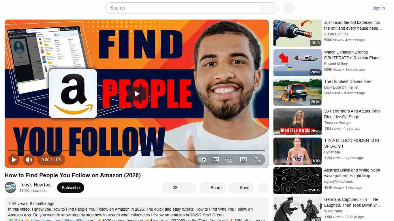 How to Find People You Follow on Amazon (2026) - YouTube