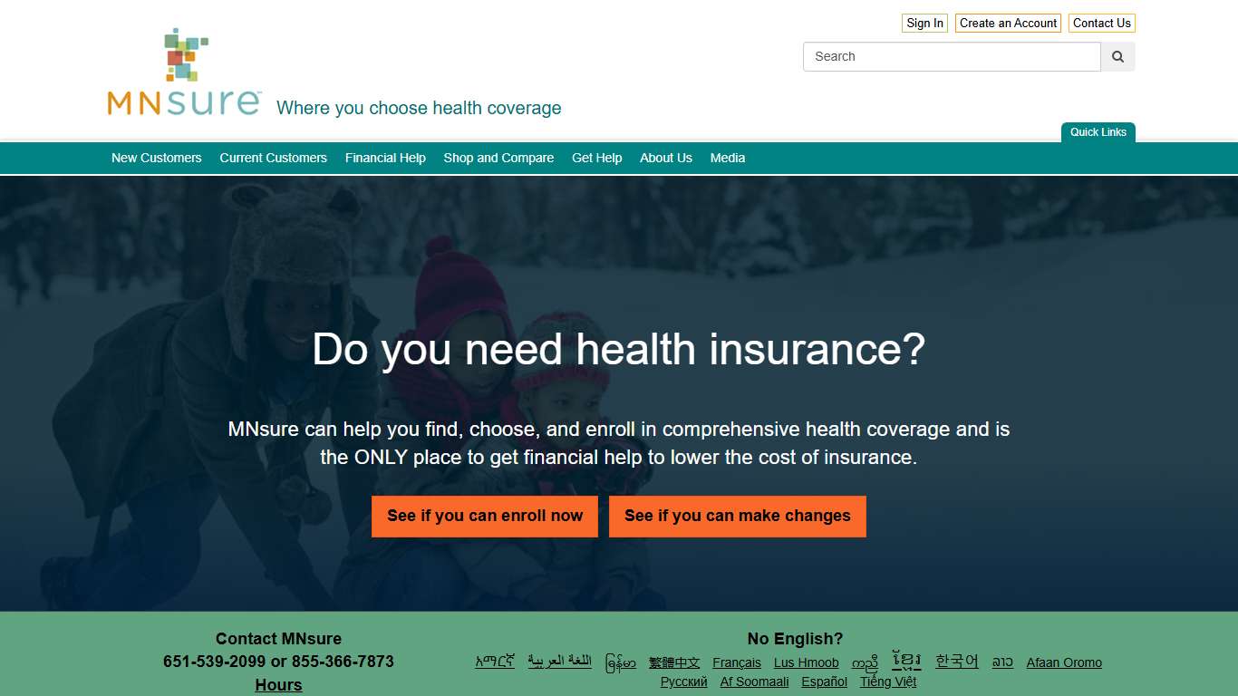 MNsure - Minnesota's health insurance marketplace / MNsure