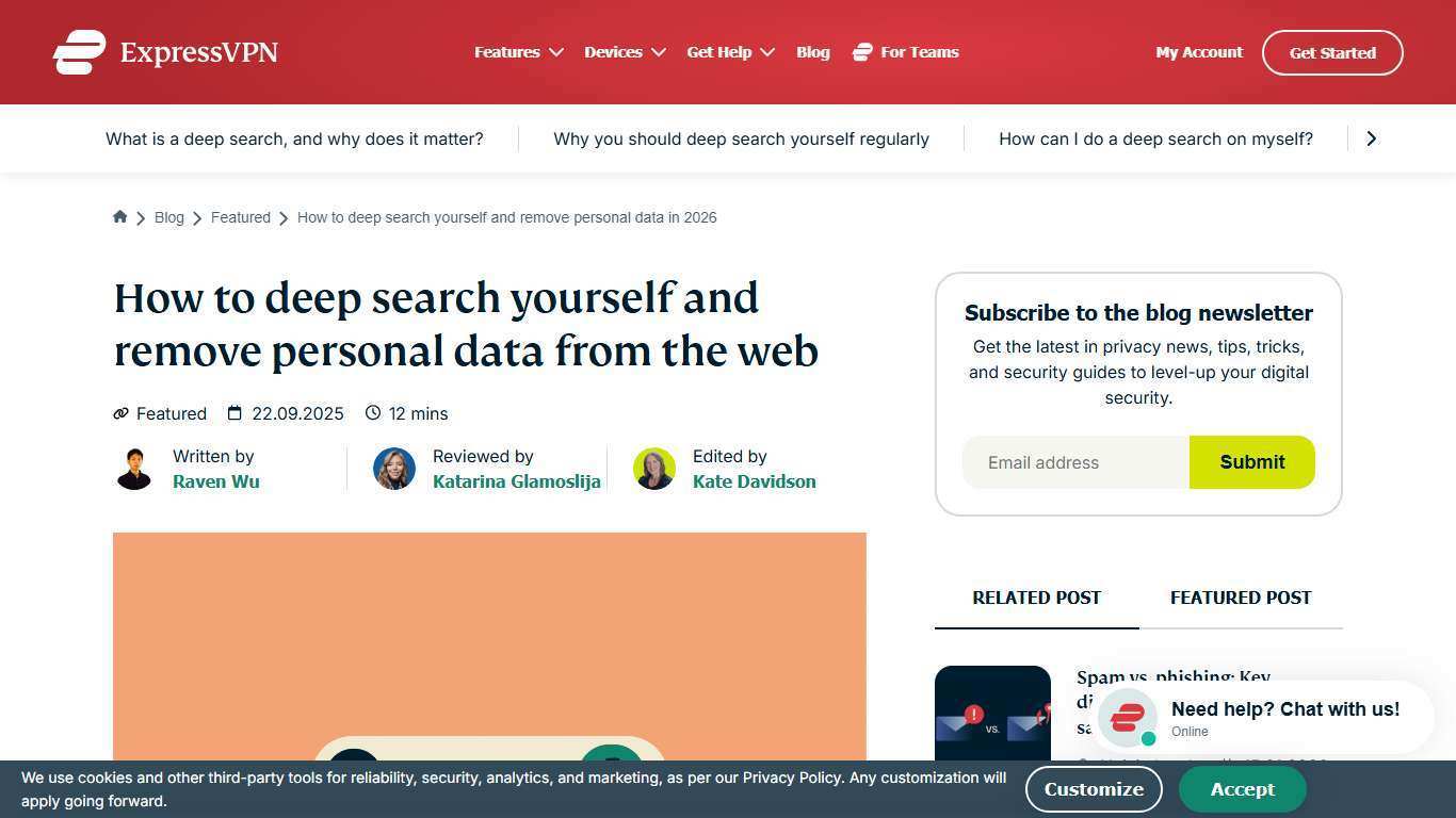 How to deep search yourself and remove personal data in 2026